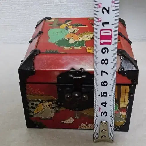 [BUNJANG] Antique Ox Horn Inlay Lacquer Jewelry Box / 옛날 화각 보석함 우각 보석함 명품