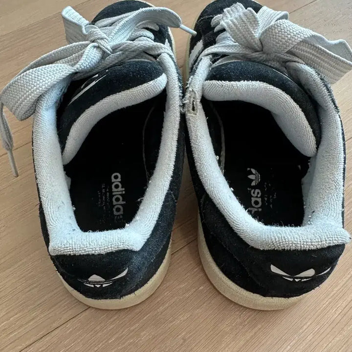 [BUNJANG] Adidas Campus Black Sneakers / 아디다스 캠퍼스 블랙 230센치