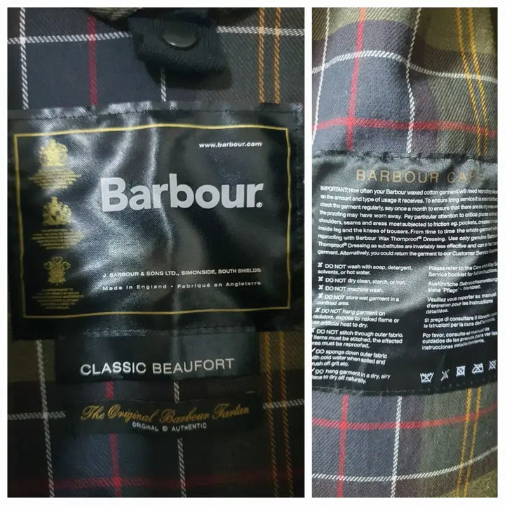 [BUNJANG] Barbour Beaufort Wax Jacket Olive 36 / 바버 Barbour 뷰포트  왁스 자켓 올리브 36