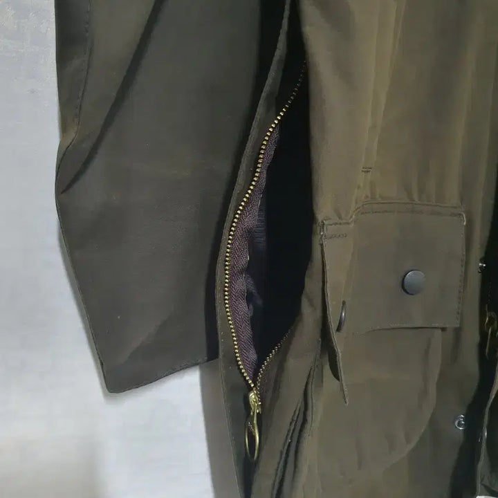 [BUNJANG] Barbour Beaufort Wax Jacket Olive 36 / 바버 Barbour 뷰포트  왁스 자켓 올리브 36
