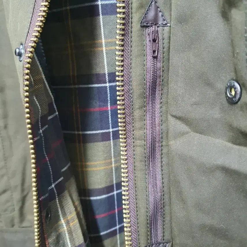 [BUNJANG] Barbour Beaufort Wax Jacket Olive 36 / 바버 Barbour 뷰포트  왁스 자켓 올리브 36