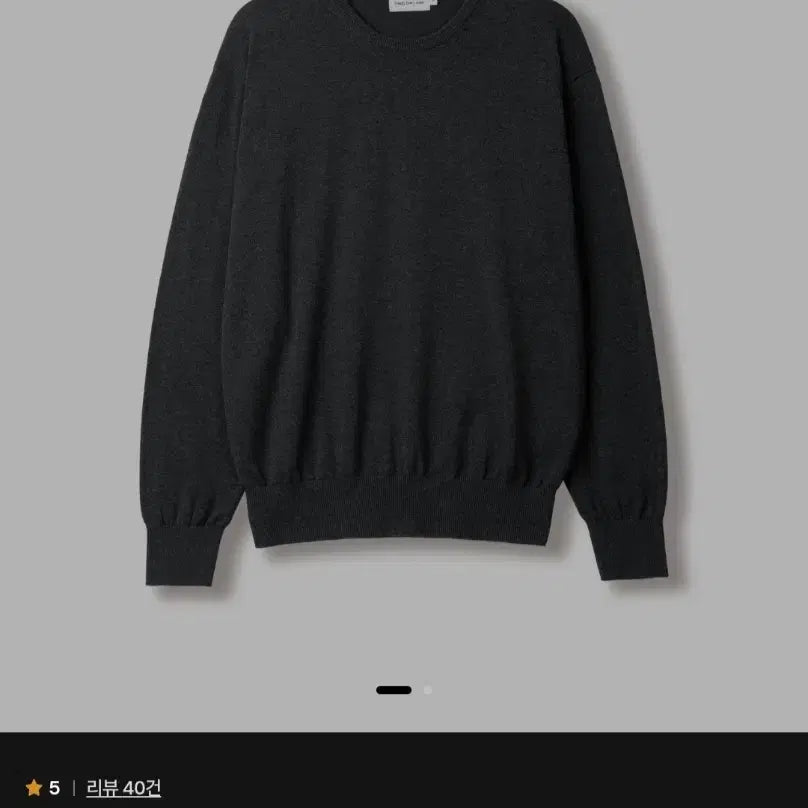 [BUNJANG] Steady Everywear Cotton Knit Round Neck Sweater / 스테디에브리웨어 코튼니트