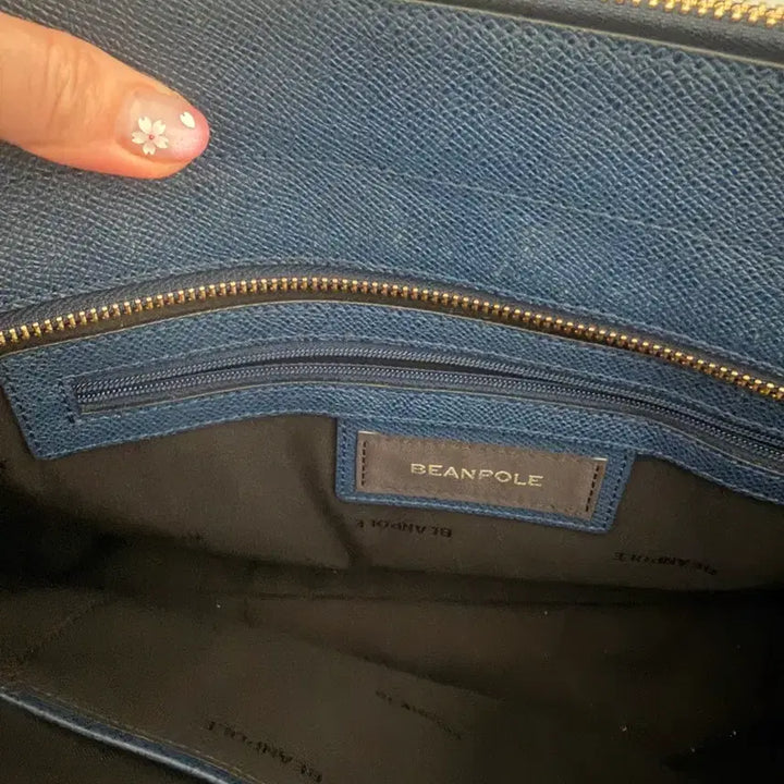 [BUNJANG] Beanpole Dot Leather Crossbody Shoulder Bag / 빈폴 도트 크로스 숄더  가죽 백