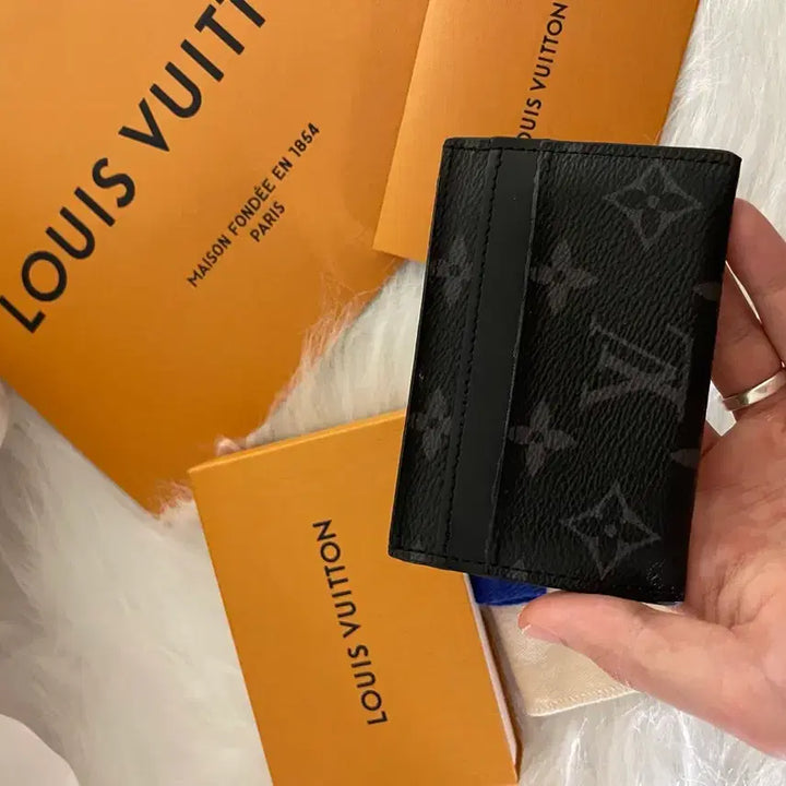 [BUNJANG] Louis Vuitton Monogram Eclipse Card Holder Wallet / 루이비통 이클립스 카드지갑 월렛