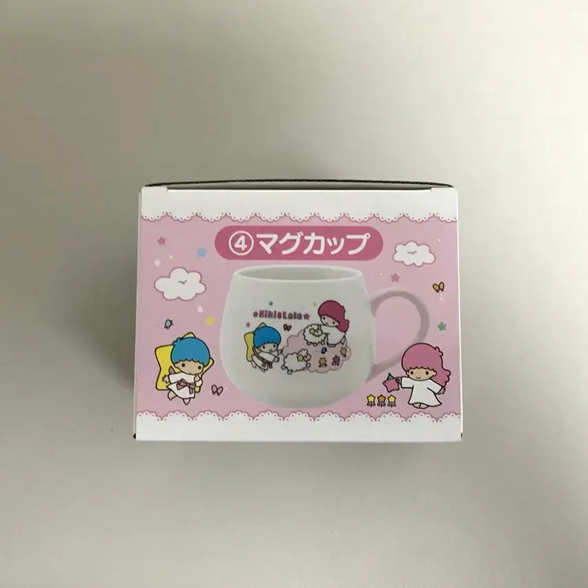 [BUNJANG] Sanrio Little Twin Stars Kiki &amp; Lala Mug Cup / 산리오 리틀트윈스타 키키라라 쿠지 4등상 머그컵