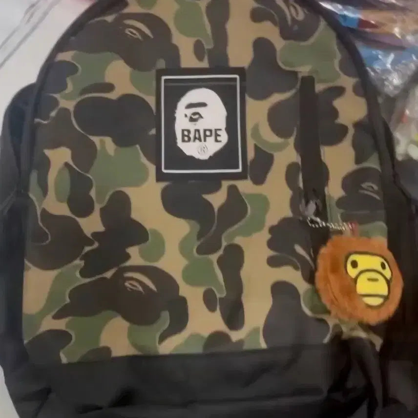 [BUNJANG] BAPE Camo Backpack 20L Travel Bag / 국내배송 _ 베이프 카모백팩 _ 20리터 여행가방