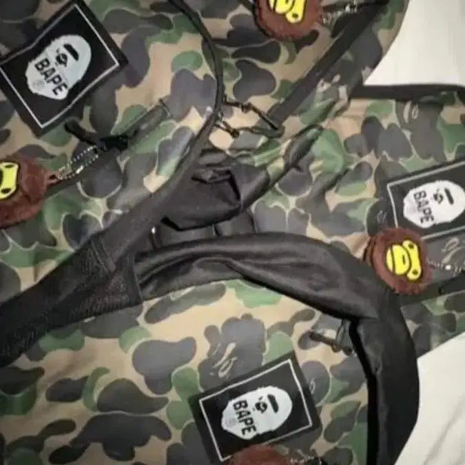 [BUNJANG] BAPE Camo Backpack 20L Travel Bag / 국내배송 _ 베이프 카모백팩 _ 20리터 여행가방