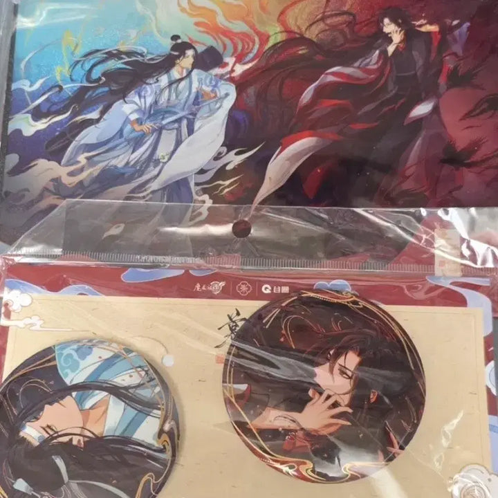 [SOLD OUT] 마도조사 망기무선 망무 함광이릉 공식 아크릴색지 &amp; 뱃지 일괄판매