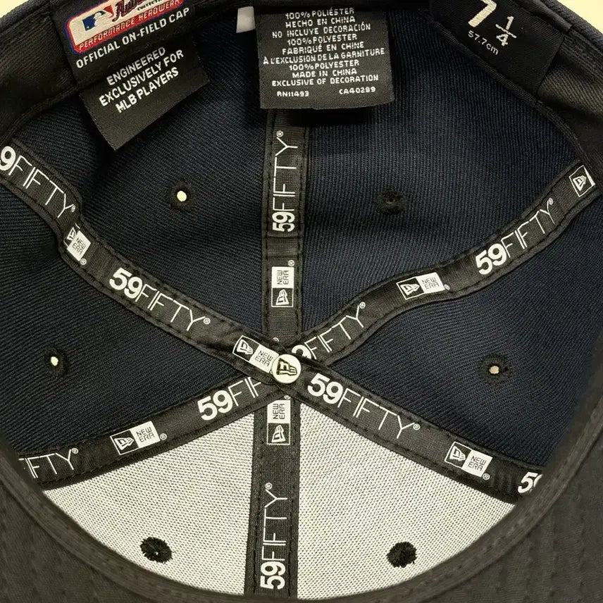 [BUNJANG] New Era New York Yankees 59FIFTY Navy Cap / 뉴에라 MLB 뉴욕 양키스 59피프티 네이비