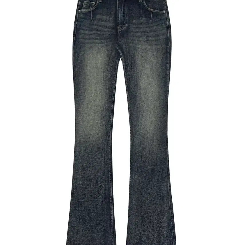 [BUNJANG] Bohemian Seoul Vintage Blue Bootcut Denim Jeans / 보헤미안서울 빈티치 블루 부츠컷 데님