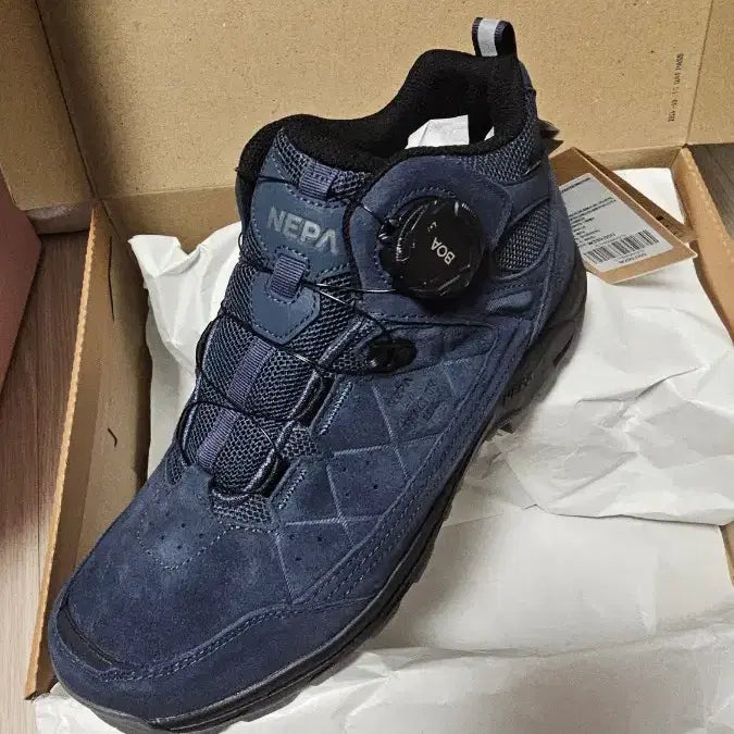 [BUNJANG] NEPA Kanneth Traction GTX Boa Hiking Shoes Navy 275mm / 네파 등산화