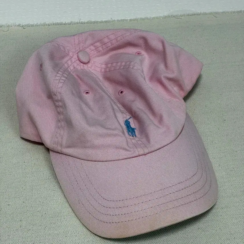 [BUNJANG] Polo Ralph Lauren Pink Ball Cap / 폴로 랄프로렌 핑크색 볼캡 모자
