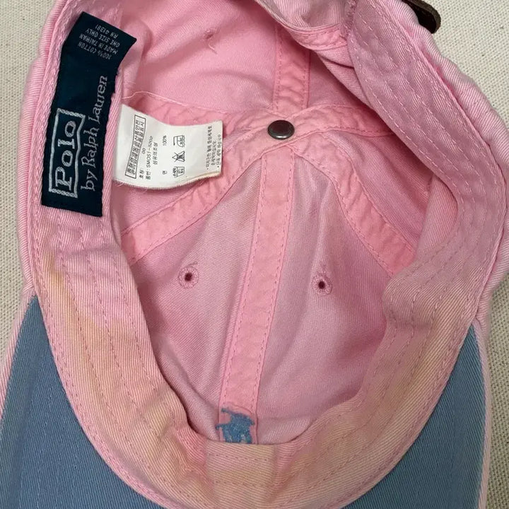 [BUNJANG] Polo Ralph Lauren Pink Ball Cap / 폴로 랄프로렌 핑크색 볼캡 모자