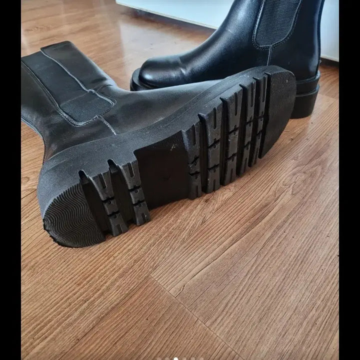 [BUNJANG] Black Chelsea Style Long Boots Size 240 / 블랙 롱 부츠 첼시부츠 스타일 240 새제품