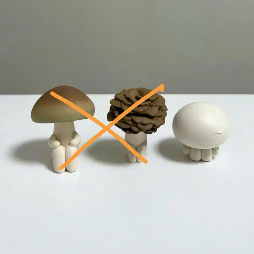 [BUNJANG] Mushroom Gacha (Enoki) Mascot Charm / [버섯 마치보케 언제오려나 가챠] 양송이버섯