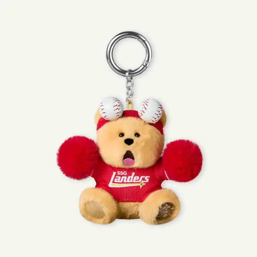 [SOLD OUT] 스타벅스 KBO SSG 랜더스 베어리스타 키체인 판매합니다