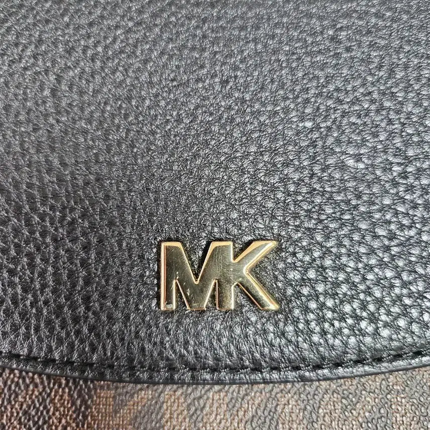 [BUNJANG] Michael Kors Black Brown Shoulder Bag / 마이클코어스 블랙 브라운 숄더백
