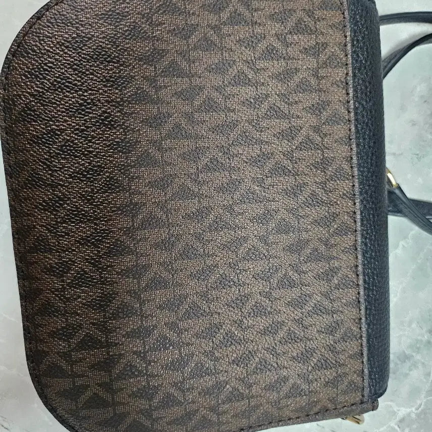 [BUNJANG] Michael Kors Black Brown Shoulder Bag / 마이클코어스 블랙 브라운 숄더백