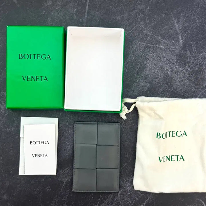 [BUNJANG] Bottega Veneta Card Wallet Gray / 보테가 베네타 카드지갑 그레이