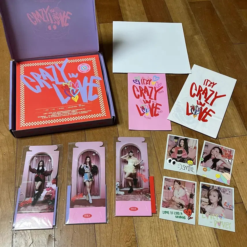 [SOLD OUT] 있지 ITZY Crazy In Love 앨범 유나버전 단체버전