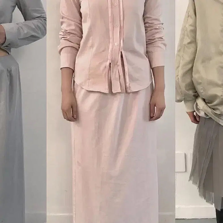[BUNJANG] Eongs Origami Shirt Pink / [택달린 새상품] 에옹쓰 오라가미 셔츠 핑크