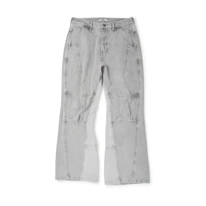 [BUNJANG] Etce Curved Panel Denim Pants 2.0 Grey L / etce 커브드 패널 데님 팬츠 2.0 그레이 L