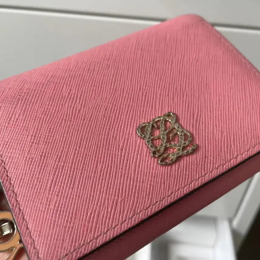 [BUNJANG] Louis Quatorze Pink Bifold Wallet / 정품 루이까도즈 핑크 반지갑