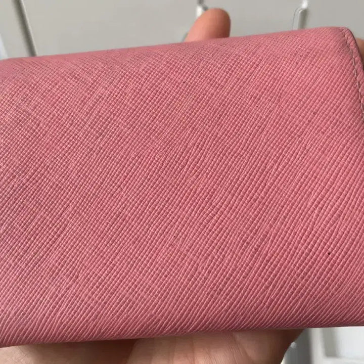 [BUNJANG] Louis Quatorze Pink Bifold Wallet / 정품 루이까도즈 핑크 반지갑