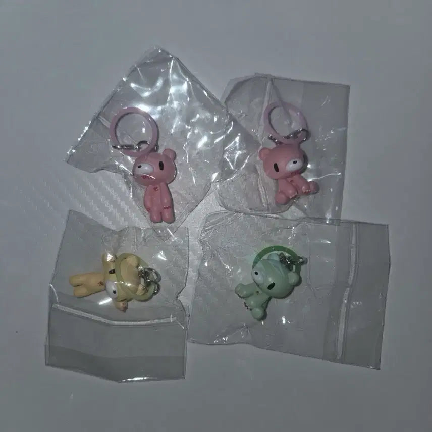 [BUNJANG] Glumi Bear Mezushi Pink Mint Yellow Set / 글루미베어 메지루시 핑크 민트 노랑