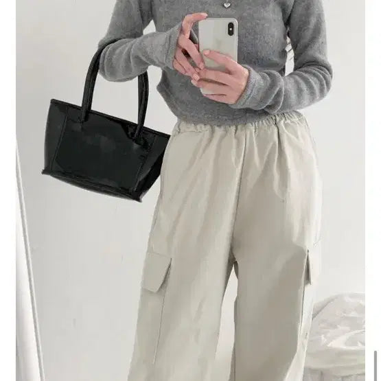 [BUNJANG] Mini Poe Honey Shirring Top / 미니포에 허니 셔링티