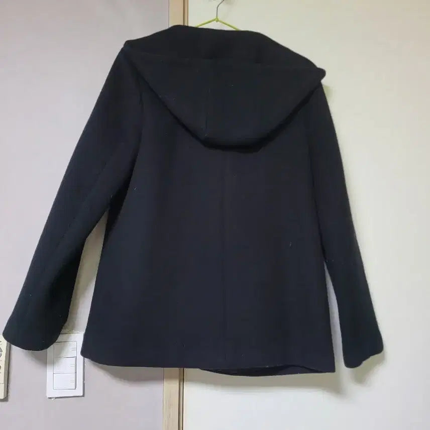 [BUNJANG] 96NY Hooded Coat Black / 나인식스뉴욕 후드 코트 블랙 색상이에요총장 64.가단 46
