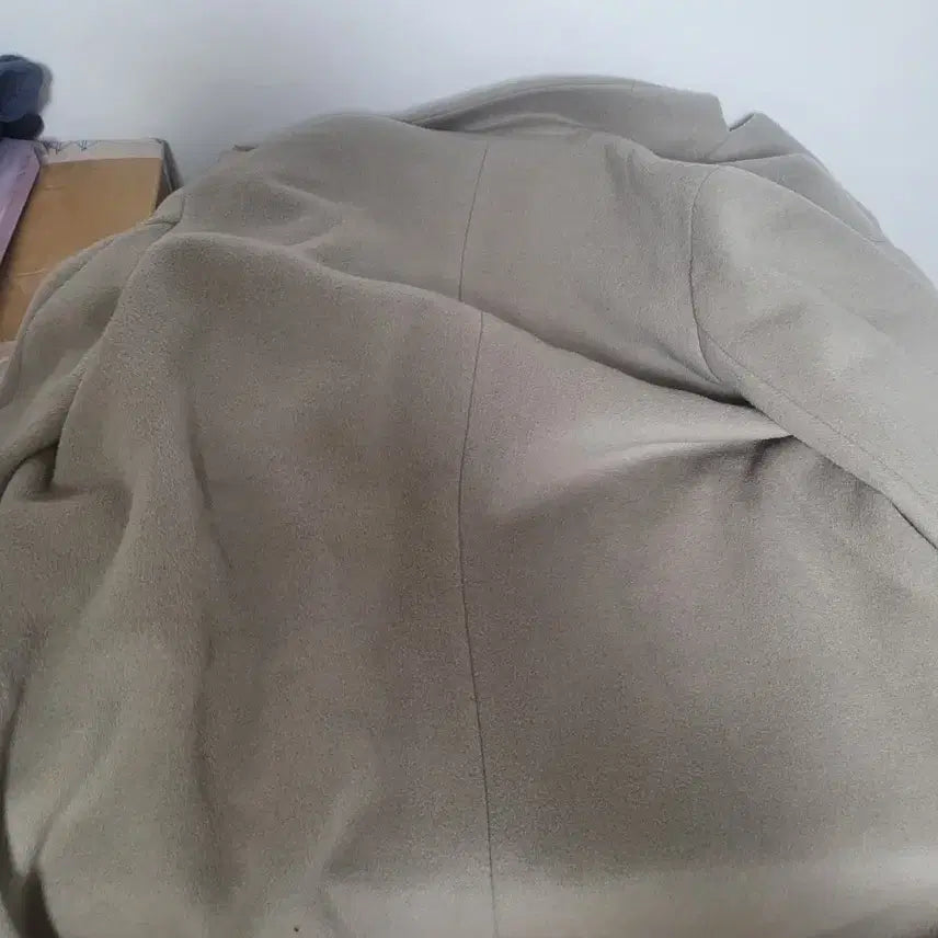 [BUNJANG] Mind Bridge Cashmere Blend Beige Overfit Coat / 마인드브릿지 캐시미어 코트 베이지 오버핏 / 고급코트