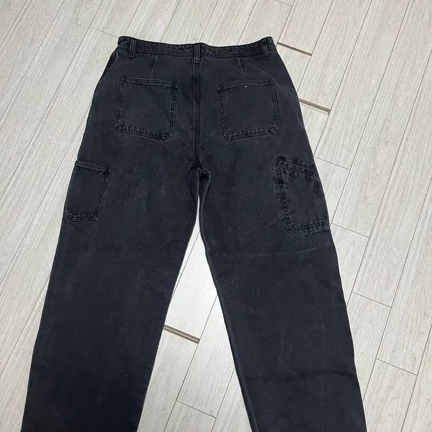[BUNJANG] Coore Overdyed Painter Pants Washed Black / 쿠어 오버 다이드 페인터 팬츠 워시드 블랙