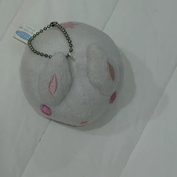 [BUNJANG] Classic Snow Rabbit Plush Keychain / 고전 눈토끼인형 갸루 방꾸 키링