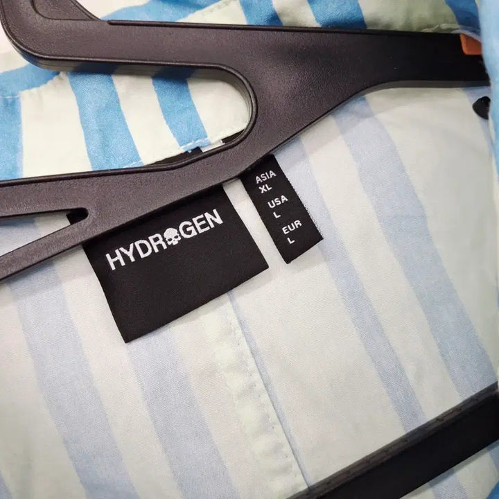 [SOLD OUT] 하이드로겐 24 스트라이프 반팔 셔츠 남성 남방 XL 105
