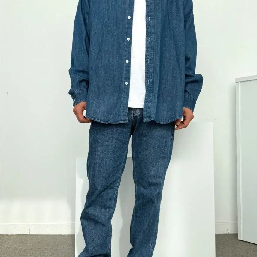 [BUNJANG] Polo Ralph Lauren Genuine Denim Shirt / 정품 폴로 랄프로렌 데님 셔츠 (새상품)