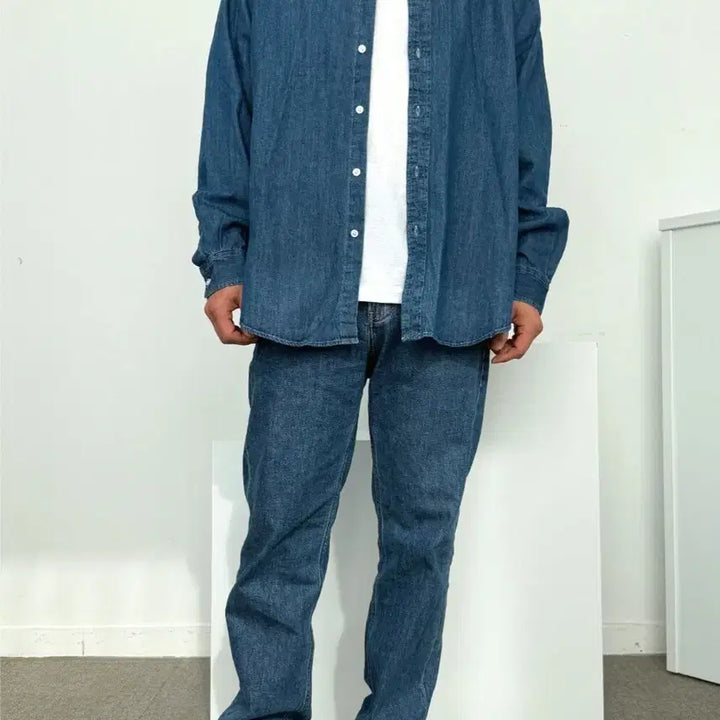 [BUNJANG] Polo Ralph Lauren Genuine Denim Shirt / 정품 폴로 랄프로렌 데님 셔츠 (새상품)
