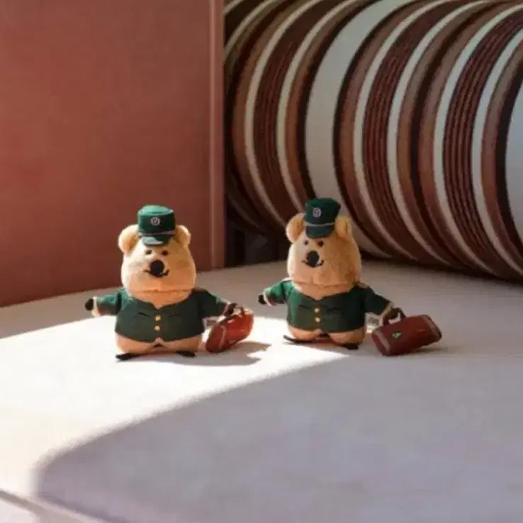 [BUNJANG] Grand Josun Busan Dinotaeng Quokka Plush Keychain (5th Anniversary) / 그랜드조선 부산 다이노탱 쿼카 인형 키링