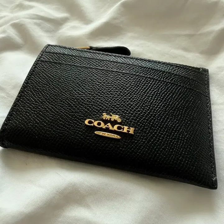 [BUNJANG] Coach Black Card Holder / 코치 블랙 카드지갑