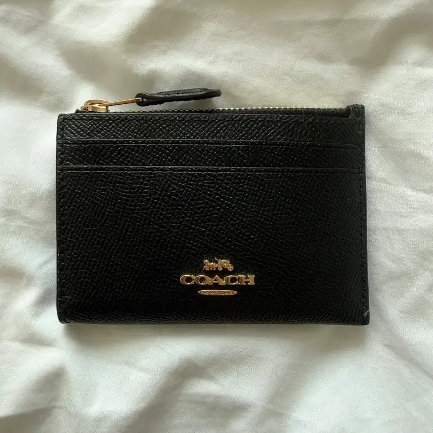 [BUNJANG] Coach Black Card Holder / 코치 블랙 카드지갑