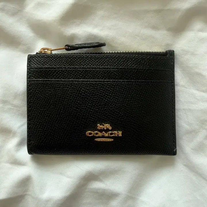 [BUNJANG] Coach Black Card Holder / 코치 블랙 카드지갑