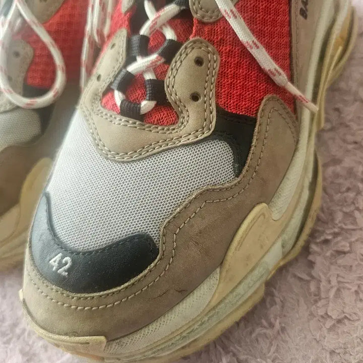 [BUNJANG] Balenciaga Triple S Multi Sneakers / 발렌시아가 트리플S 멀티 스니커즈 42(270)