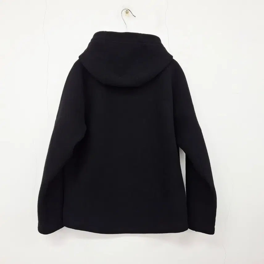 [BUNJANG] Spider Fleece Hooded Zip-Up Jacket (Black) / 스파이더 플리스 후드 집업 자켓 L 블랙