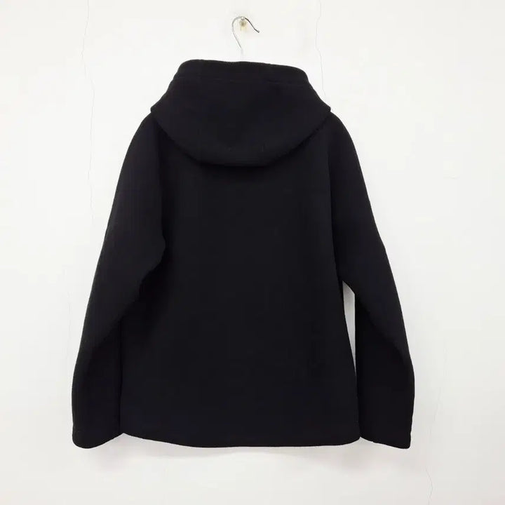 [BUNJANG] Spider Fleece Hooded Zip-Up Jacket (Black) / 스파이더 플리스 후드 집업 자켓 L 블랙