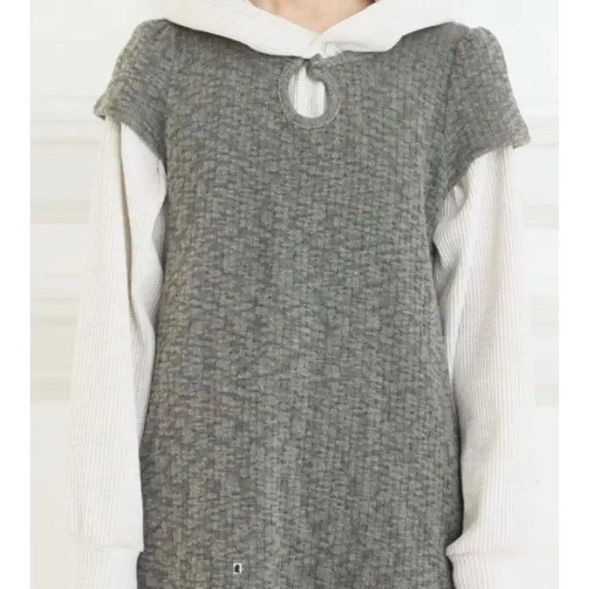 [SOLD OUT] 콜로신스 일괄 blanket 후드 weird drop top dress