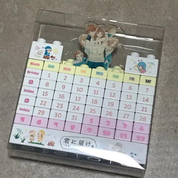 [SOLD OUT] 너에게 닿기를 아크릴 볼록 캘린더 전시회 굿즈 사와코 카제하야 고전완구