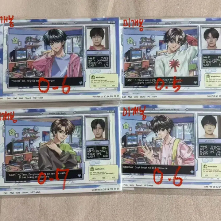 [BUNJANG] NCT WISH Login Photo Set (Unsealed) Bundle / 엔시티위시 엔위시 로그인 포토세트 양도 판매 미개봉 풀구성