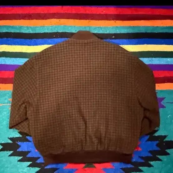 [BUNJANG] LAVIN PARIS Herringbone Bomber Jacket / LAVIN PARIS 빈티지 울 해링본 봄바 자켓