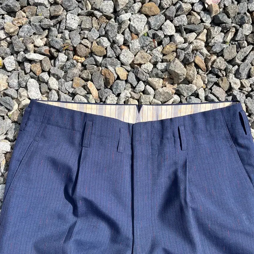 [BUNJANG] Miyuki Keori Pin-Stripe Pants / miyukikeori 빈티지 핀스트라이프 팬츠 (실측확인)