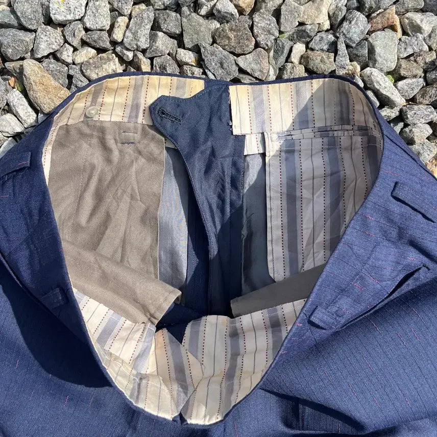 [BUNJANG] Miyuki Keori Pin-Stripe Pants / miyukikeori 빈티지 핀스트라이프 팬츠 (실측확인)